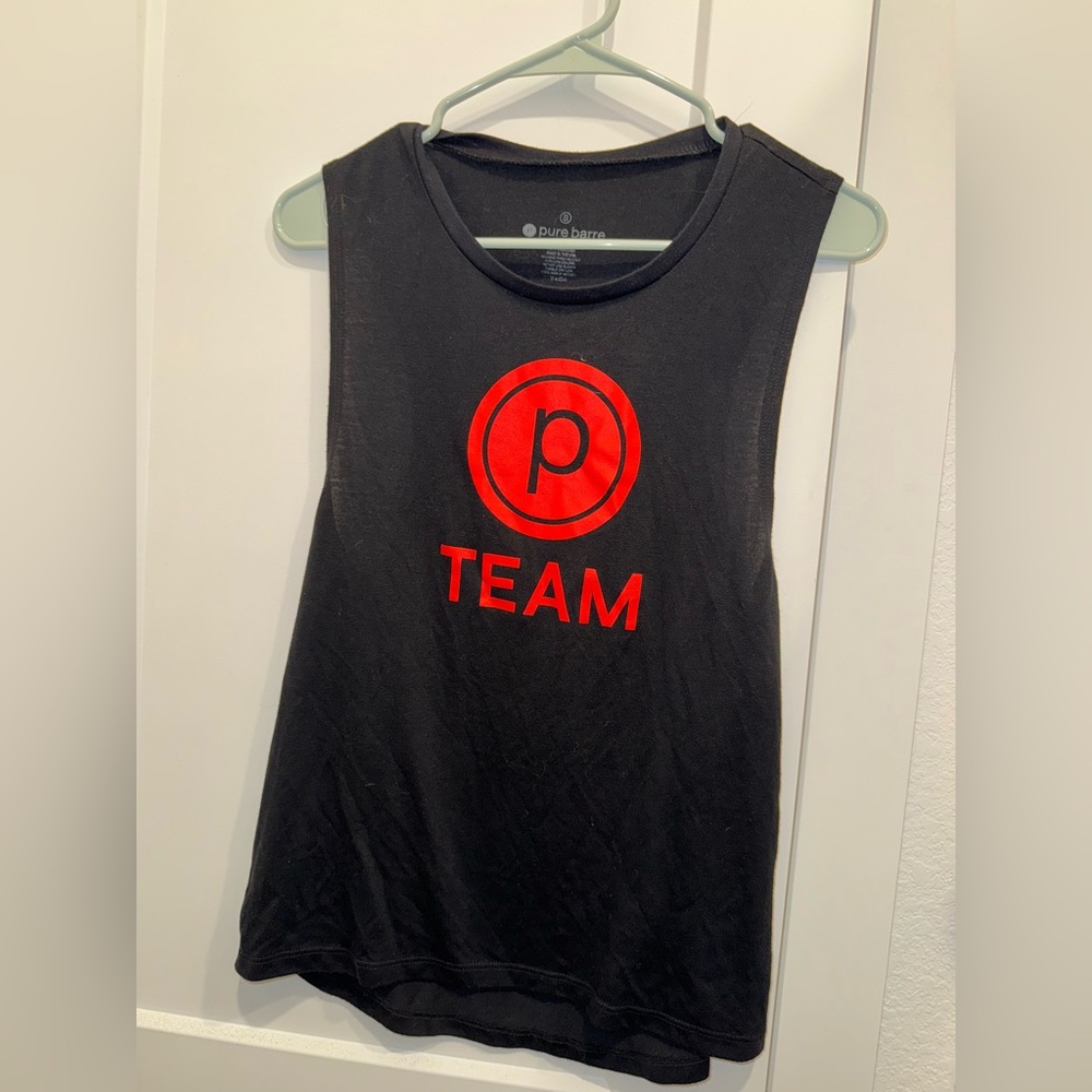 PURE BARRE “TEAM” Muscle Shirt